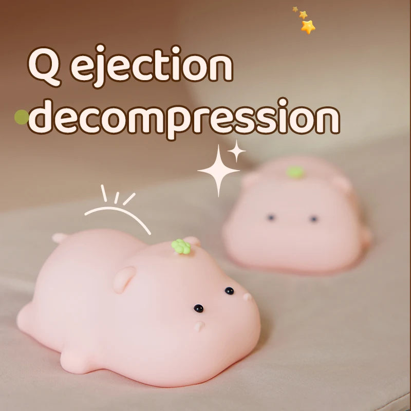 Cute Rabbit Rechargeable Silicone Night Lamp
