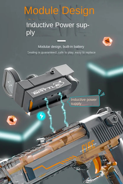 Children Adult Power Summer Electric water gun Toy Powerful Automatic High Pressure Burst Play Outdoor Swimming Pool Children