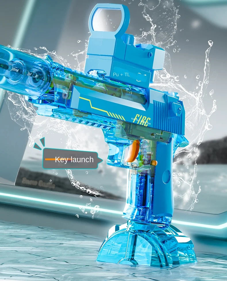Children Adult Power Summer Electric water gun Toy Powerful Automatic High Pressure Burst Play Outdoor Swimming Pool Children